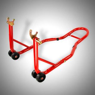 Motorcycle Sports Bike Jack Stand Red Rear Stand Swingarm Lift Auto 