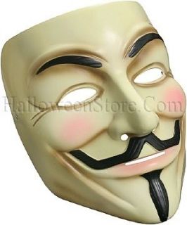 for Vendetta Plastic Licensed Guy Fawkes Mask