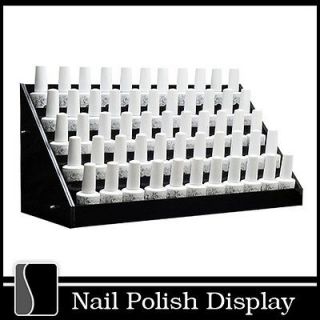 Black Acrylic Nail Polish Large Display Stand Rack Organizer Table 