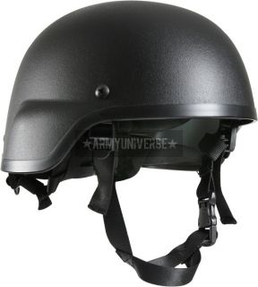 Black ABS Mich 2000 Replica Military Tactical Helmet