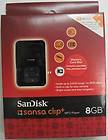 New SanDisk Sansa Clip+ Plus 8 GB  Player   Black