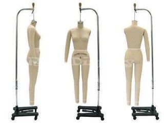 Professional Dress Form Mannequin Full Size 8 + Arm