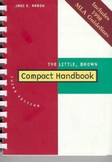 Little, Brown Compact Handbook by Jane E. Aaron 1998, Paperback