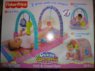   Price Ocean Wonders Kick n Crawl Activity Gym in orginal box used once