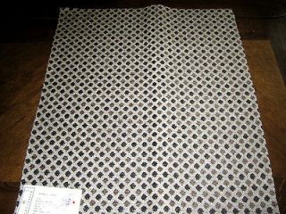 BAKER / LEE JOFA Fabric Sample   ORIEL Nat / CHARCOAL 18 x 16 
