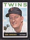 1964 Topps Don Mincher 542 Hi Number ExMt Cond