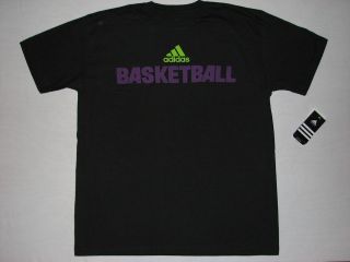 Adidas Mens Basketball MisterFly T Shirt Black NWT
