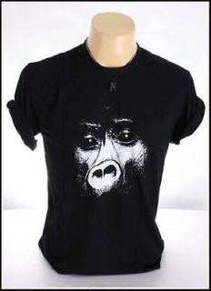 New Indie Rock Funky King Kong Gorilla Black T Shirt L RU000047