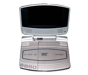 Venturer PVS1262 Portable DVD Player 6.2