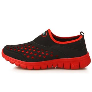 New Mens Beach Aqua Athlectic Sports Water Shoes Black Red