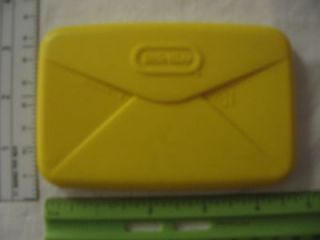 Little Tikes Replacement Plastic Envelope/Mail   Yellow