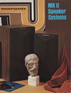 Marantz Mark II Speaker Brochure 4, 5, 6 & 7 Mk II 1977