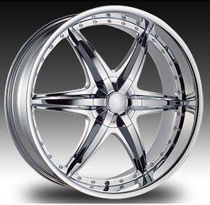 24 INCH WHEELS AND TIRES PW78 CHROME FORD F150 2008 2009 2010 2012