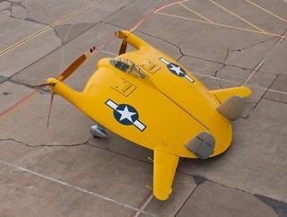 Chance Vought V 173 Flying Pancake R/C Model Airplane Plans