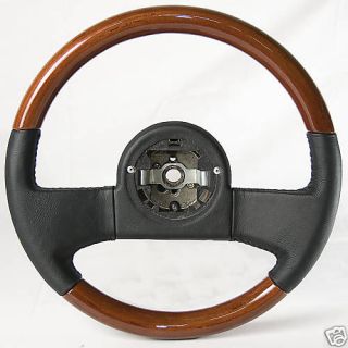 1984 89 Corvette Steering Wheel NEW 1/2 Wood & Leather