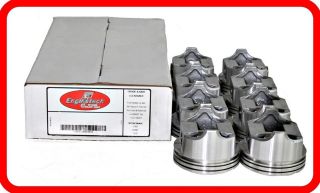 1968 1976 Ford 390 6.4L OHV V8 (8)DISH TOP PISTONS 030 040 060