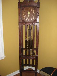 Mantle, clock, by, Haid, W, German, cir, 1950, s) in Grandfather 