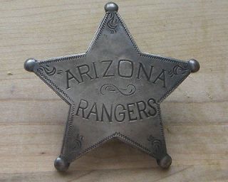 ARIZONA RANGER BADGE BW2 WESTERN SHERIFF MARSHALL POLICE
