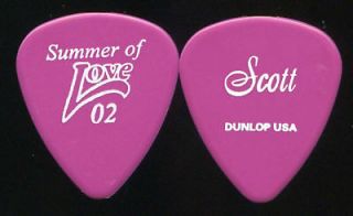 HEART 2002 Summer Love Tour Guitar Pick SCOTT OLSON custom concert 