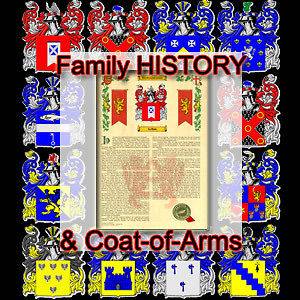 Armorial Name History   Coat of Arms   Family Crest 11x17 BRINSON TO 