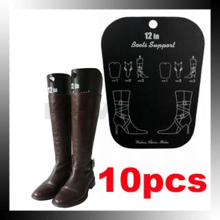 10 Pcs Reelable Long Boots Shoes Stand Holder Support Stretcher Shaper 