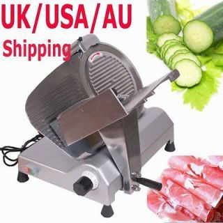 270W COMMERCIAL ELECTRIC MEAT SLICER 12 BLADE SEMI AUTOMATIC 