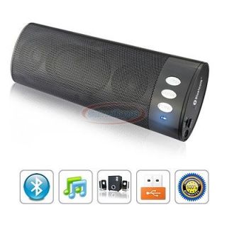 Black Portable Rechargeable Bluetooth Speaker for iPhone iPod  MP4 