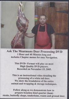   Whitetail Deer Processing with Ask the Meatmans Instructional DVD