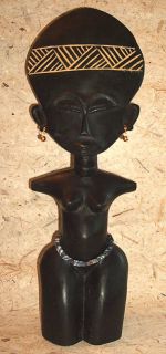 Fertility Doll African Asante Ashanti akua ba ddfl4