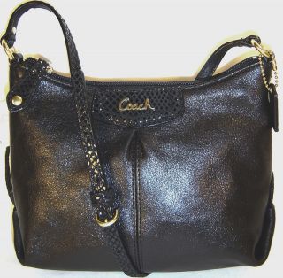 COACH Ashley Leather Swingpack Cross body Bag pouch purse NWT$168 