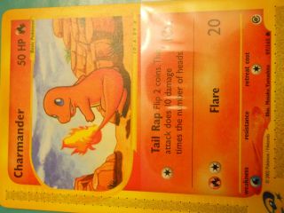 Pokemon card Charmander, from Expedition set, card # 97/165