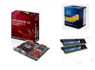   i7 2700K CPU + Asus Maximus IV Extreme Z Motherboard + 8GB Combo Set