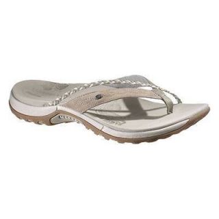 Merrell Womens Lilac Thong Sandals Flip Flops Taupe 8 M