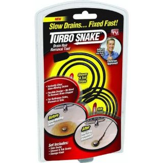 Turbo Drain Snake (As Seen On TV) TSNAKE CD6 Ontel Products