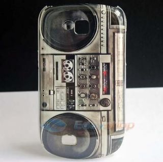 OLD RADIO CASSETTE PLAYER HARD SKIN COVER CASE FOR Samsung Galaxy Mini 