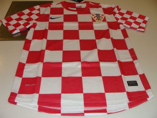   Euro Cup Home Checkered Jersey XL Team Croatia Soccer Nike Dri Fit