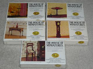   THE HOUSE MINIATURES Queen Anne Furniture WIlliam & Mary Clock Chair