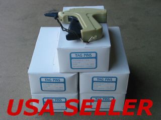 25000 2 Barbs with one Garment Price Label Tag Tagging Gun and spare 