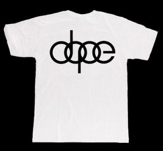 NEW DOPE T SHIRT FREE DECAL AUDI VOLKSWAGEN VW JDM A4 A6 A8 B6 QUATTRO 