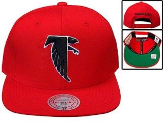 Atlanta Falcons hat SNAPBACK Mitchell & Ness ltd style red top and 