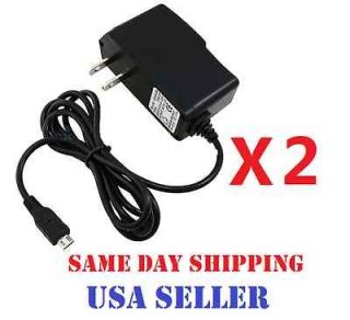2x Home Wall Charger for Motorola Atrix 1 & 2 , Admiral , Electrify 