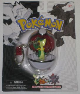   IN PACKAGE Pokemon B&W SNIVY Series 23 Key Chain Poke Ball Figure TOY