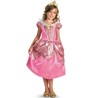 New Disney Princess Aurora Sleeping Beauty Deluxe Child Costume Dress 