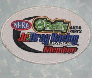 NHRA Jr Drag Racing League Member Patch   OReilly Auto Parts