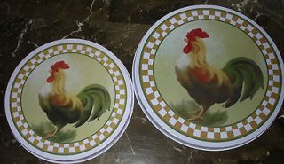 Vibrant TuscanCountry Barnyard Rooster Chicken Hen Stove Eye Burner 