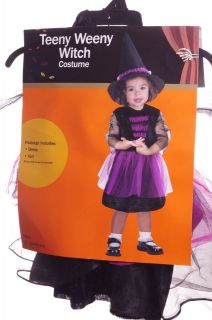 Baby Infant Girls Pretty Good Witch Halloween Costume Dress Hat 12 18 