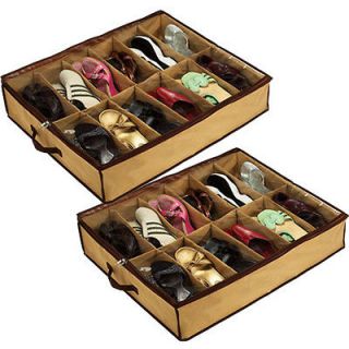 Newly listed 2x NEW SHOE ORGANIZER CLOSET UNDER BED STORAGE AS ON TV 