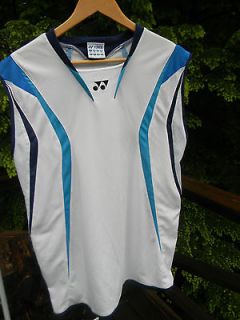  Mens M Medium Sleeveless Breathable Tennis Badminton Athletic Shirt