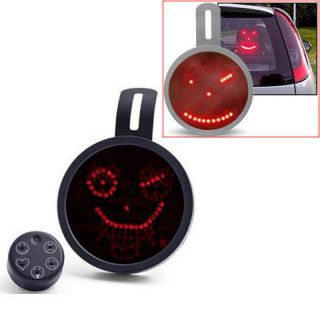 Automobile Face Lights Drivemocion LED Car Message Sign Remote Window 