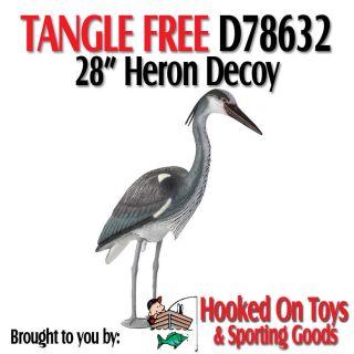 Tangle Free   28 Heron Decoy with Feet & Stake   Casl Industries 